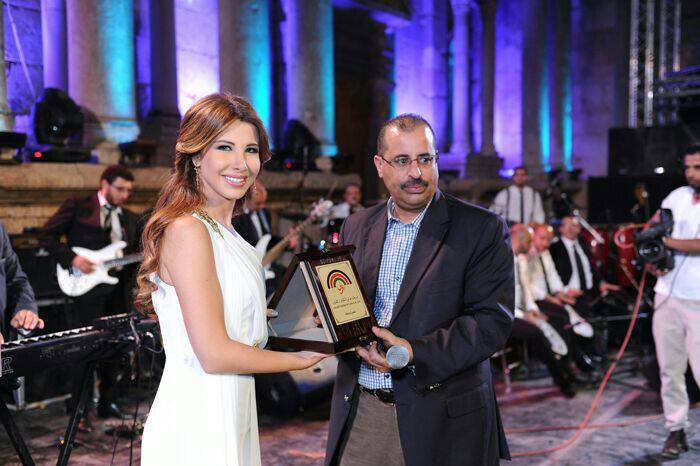 Nancy Ajram in Jarash